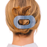 Teleties Medium Round Flat Hair Clip- Hampton Bay