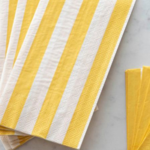 Hester & Cook Marigold Classic Stripe Guest Napkin