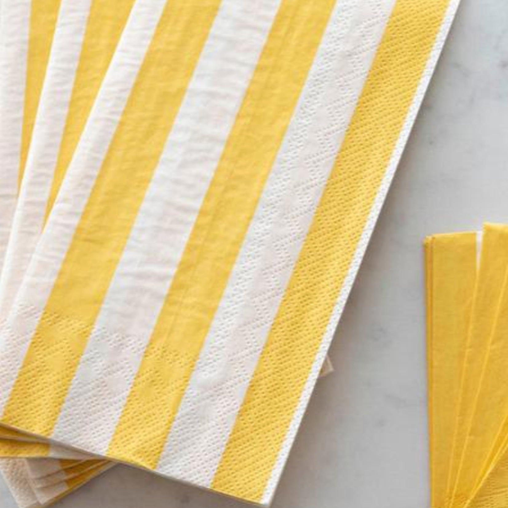 Hester & Cook Marigold Classic Stripe Guest Napkin