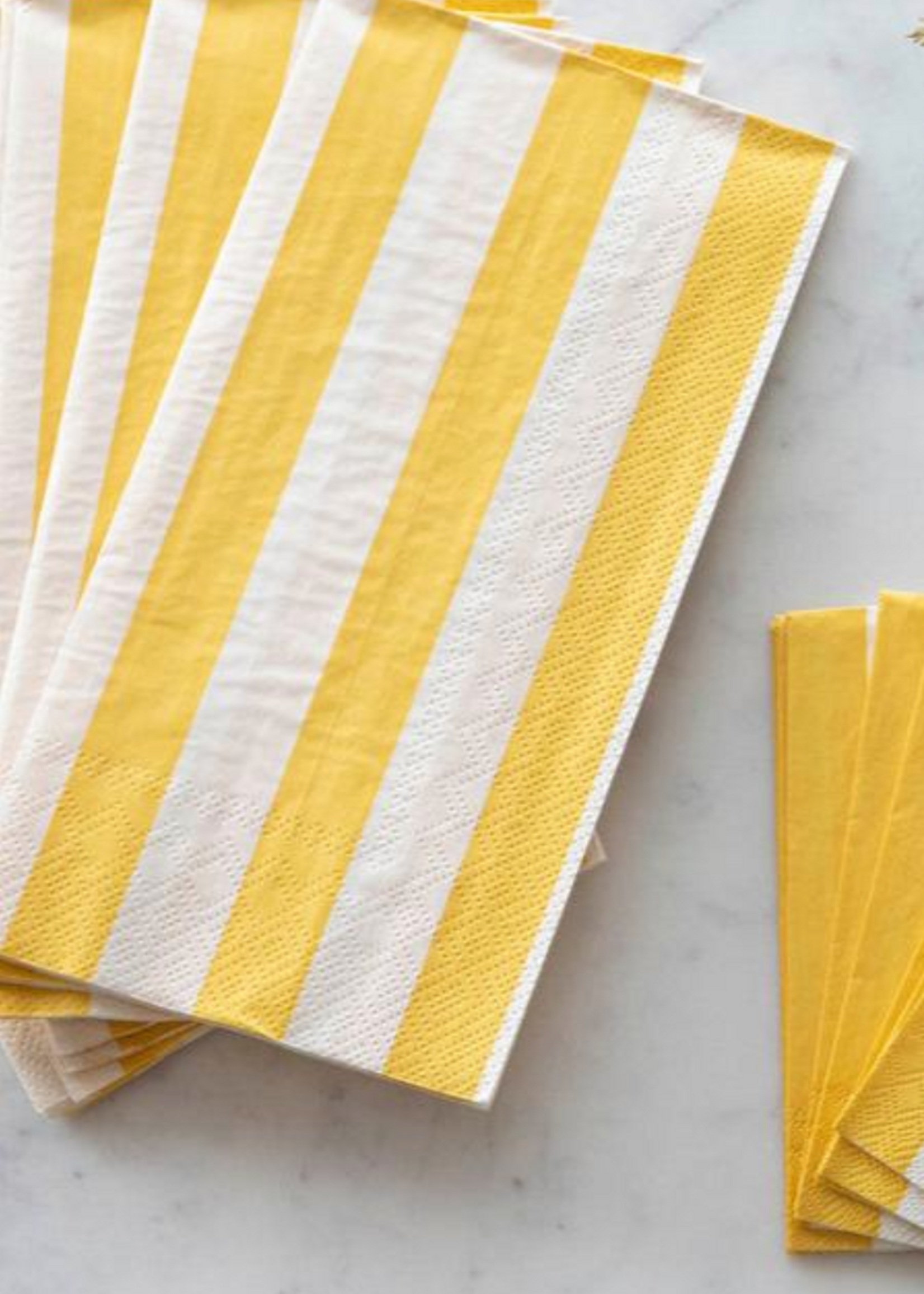 Hester & Cook Marigold Classic Stripe Guest Napkin