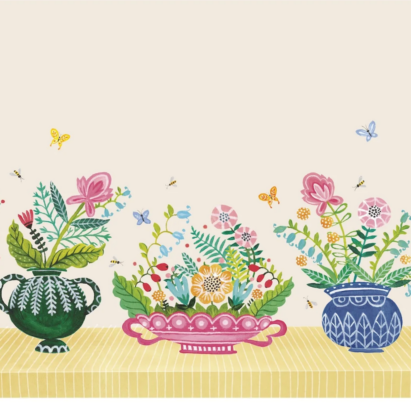 Hester & Cook Vibrant Vases Placemat