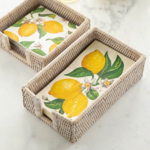Hester & Cook Lemons Cocktail Napkin