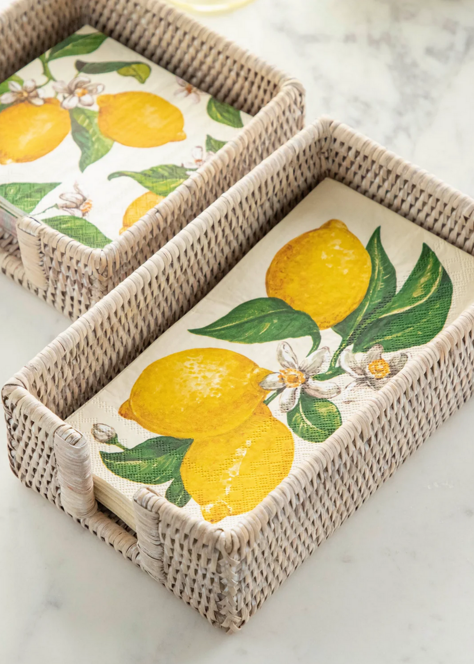 Hester & Cook Lemons Cocktail Napkin