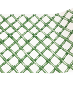 Hester & Cook Green Lattice Runner- 20"x 25"