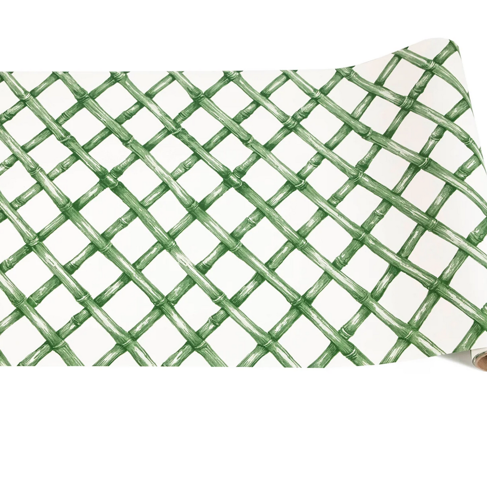 Hester & Cook Green Lattice Runner- 20"x 25"