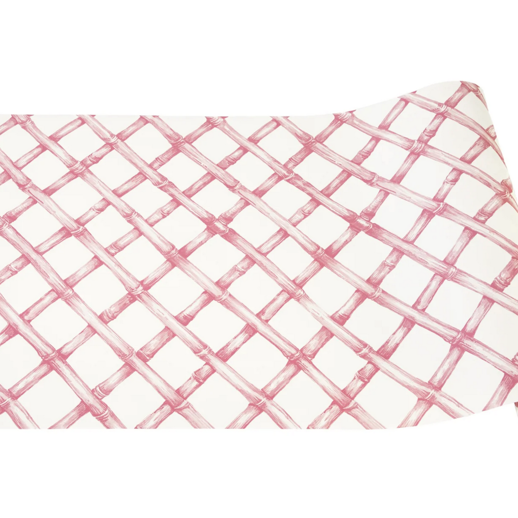 Hester & Cook Pink Lattice Runner- 20"x25"