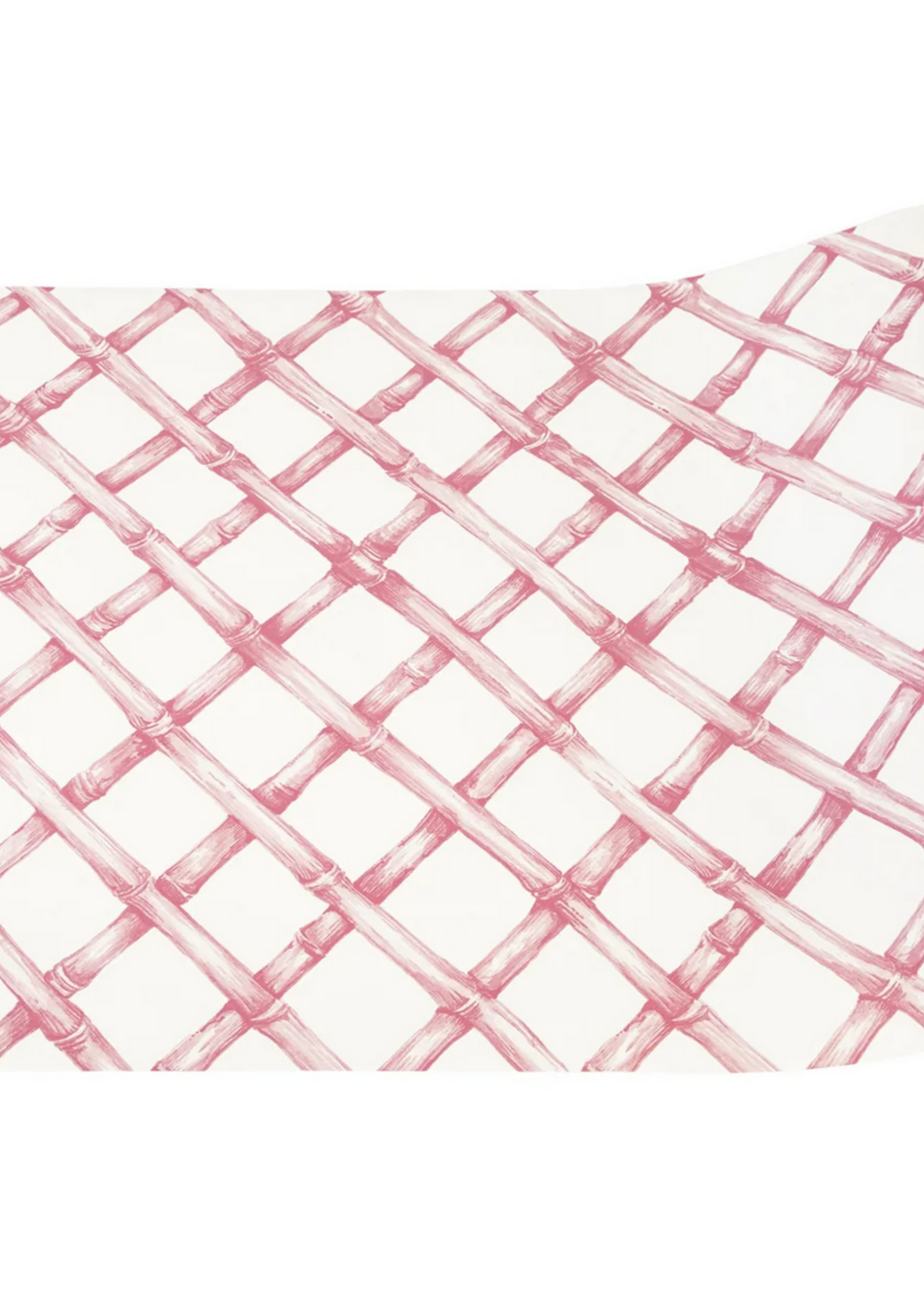 Hester & Cook Pink Lattice Runner- 20"x25"