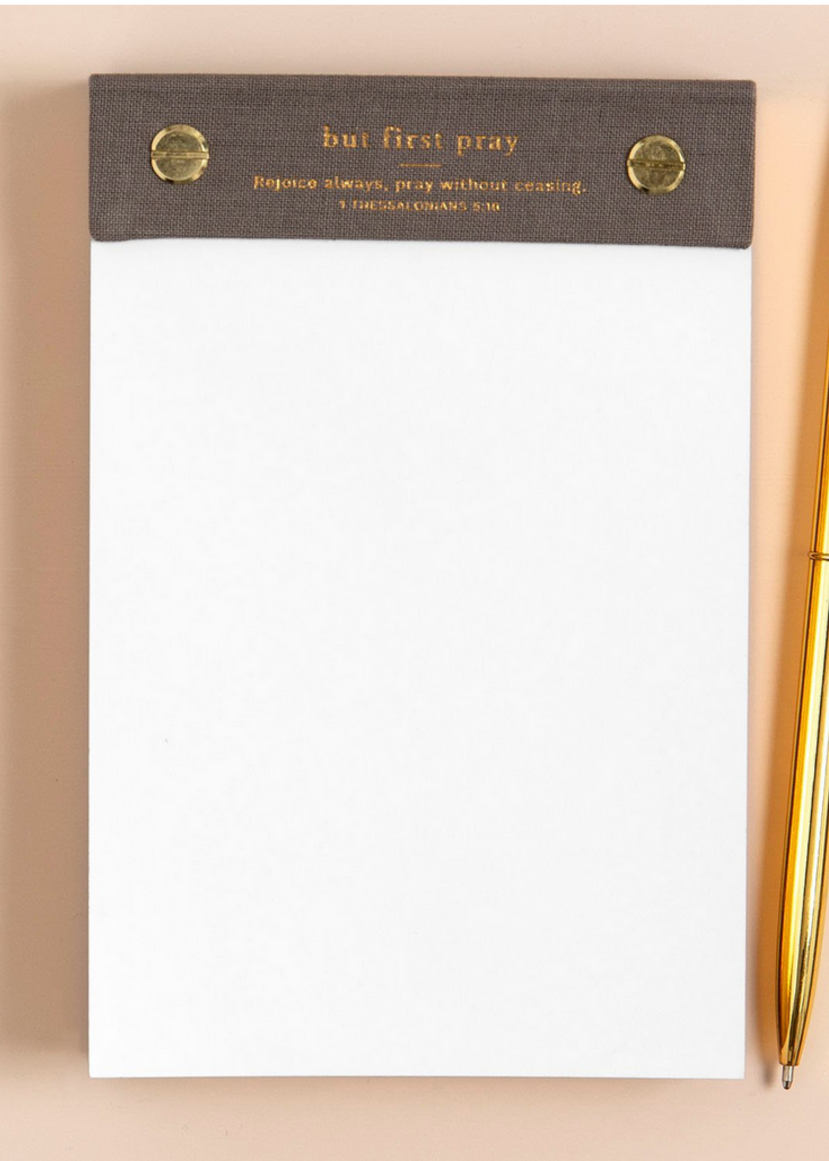 Church Notes But First Pray Desktop Notepad