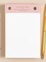 Church Notes Love Never Fails Desktop Notepad