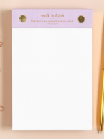 Church Notes Walk In Faith Desktop Notepad