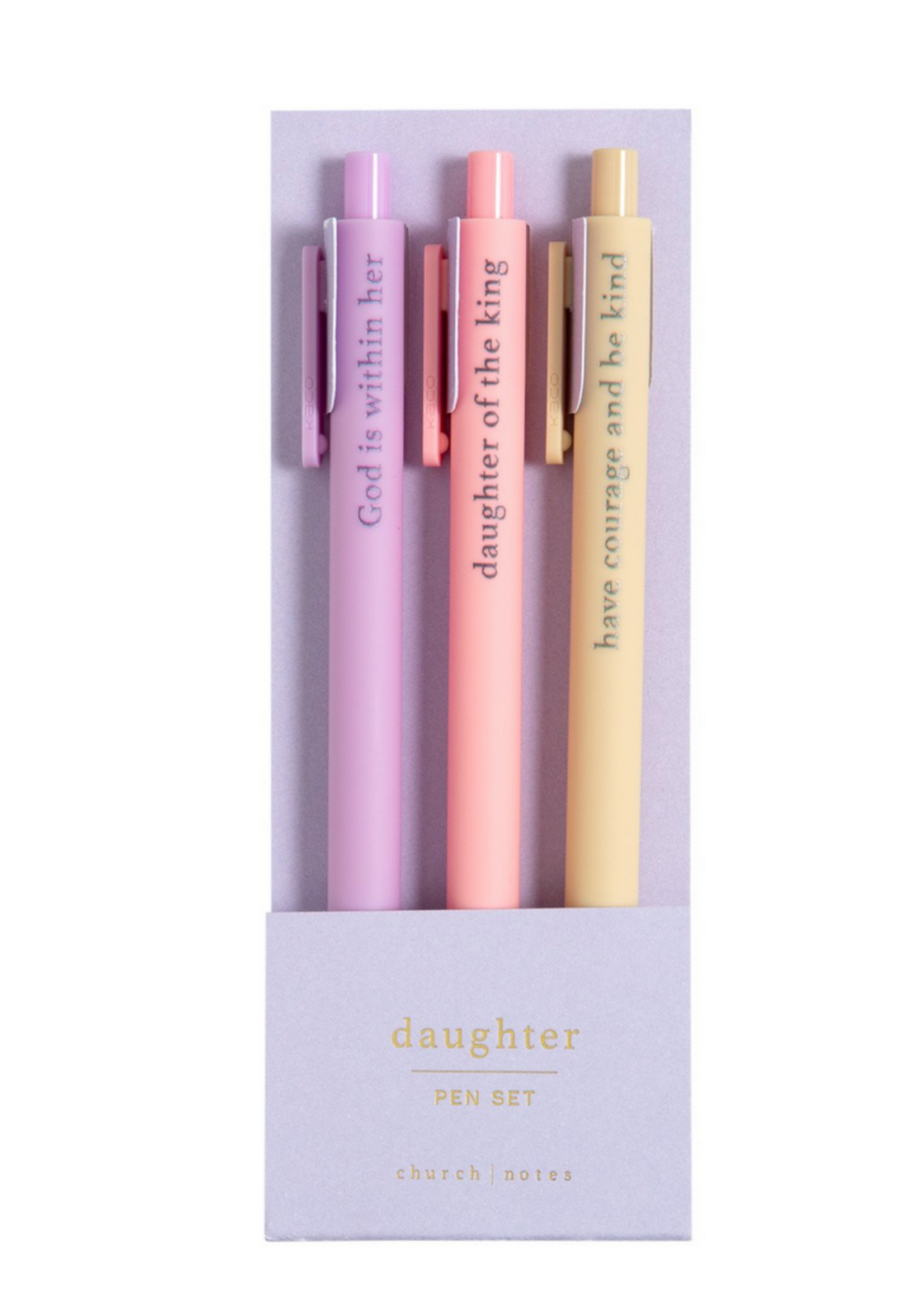 Church Notes Daughter Pen Set
