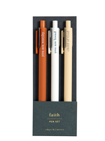 Church Notes Faith Pen Set