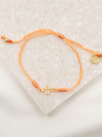 My Saint My Hero Filled by Faith Bracelet Orange/Gold