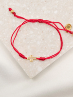 My Saint My Hero Filled by Faith Bracelet Red/Gold