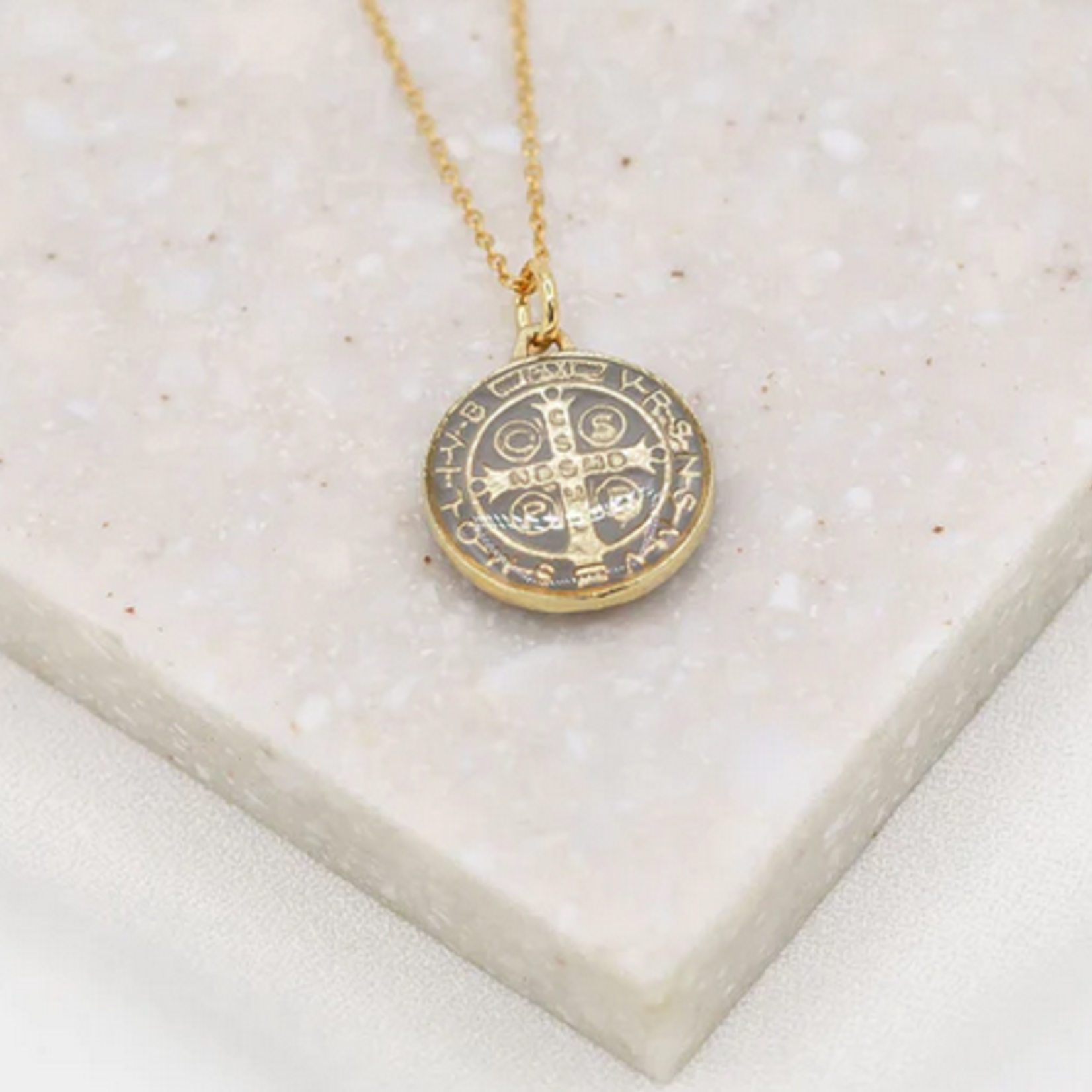 My Saint My Hero Jubilee Medal of St. Benedict Necklace