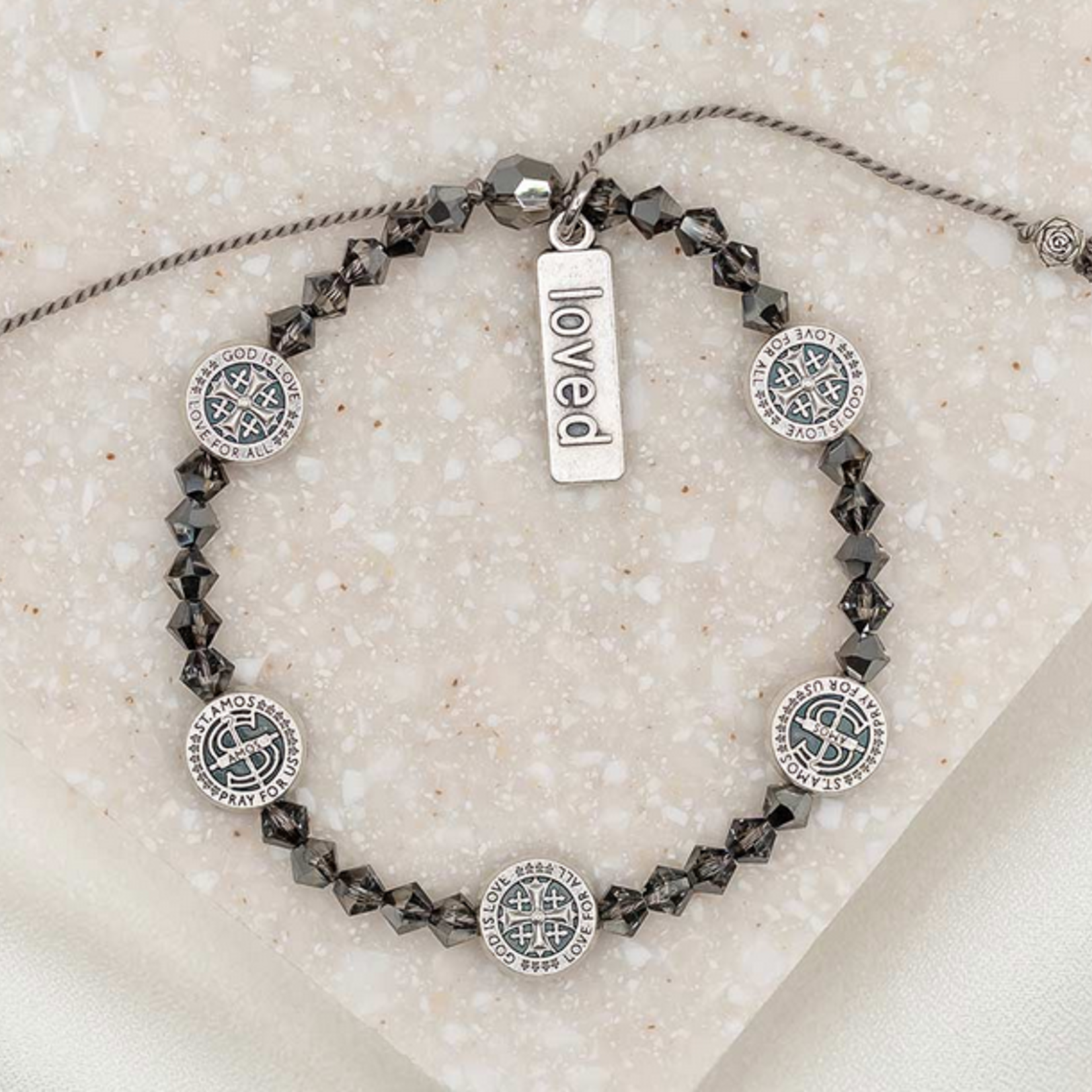 My Saint My Hero Share The Love Bracelet- Silver