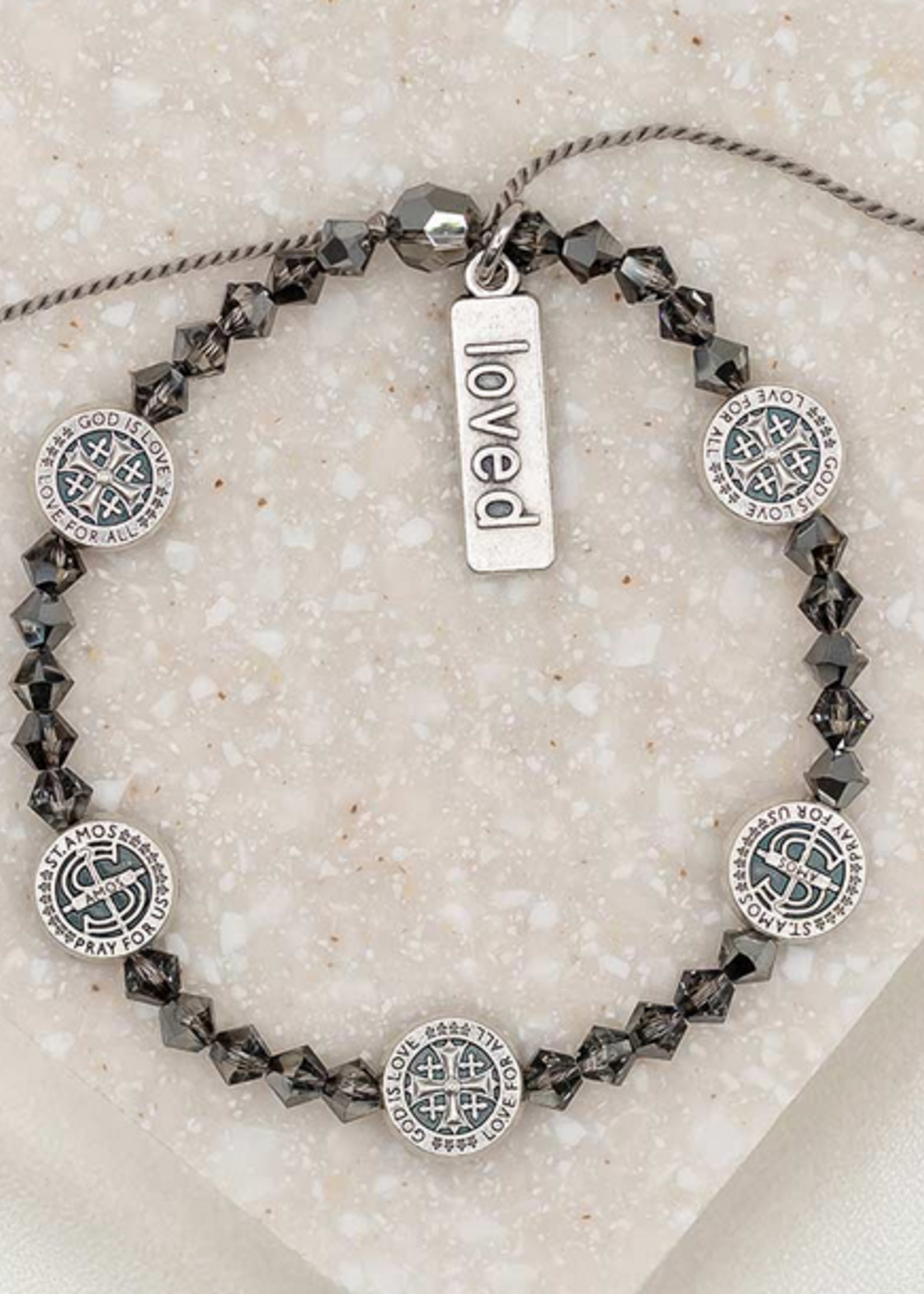 My Saint My Hero Share The Love Bracelet- Silver