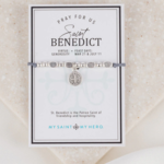 My Saint My Hero The Little Saints- Saint Benedictine Silver