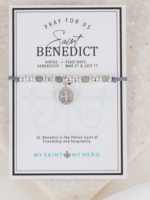 My Saint My Hero The Little Saints- Saint Benedictine Silver