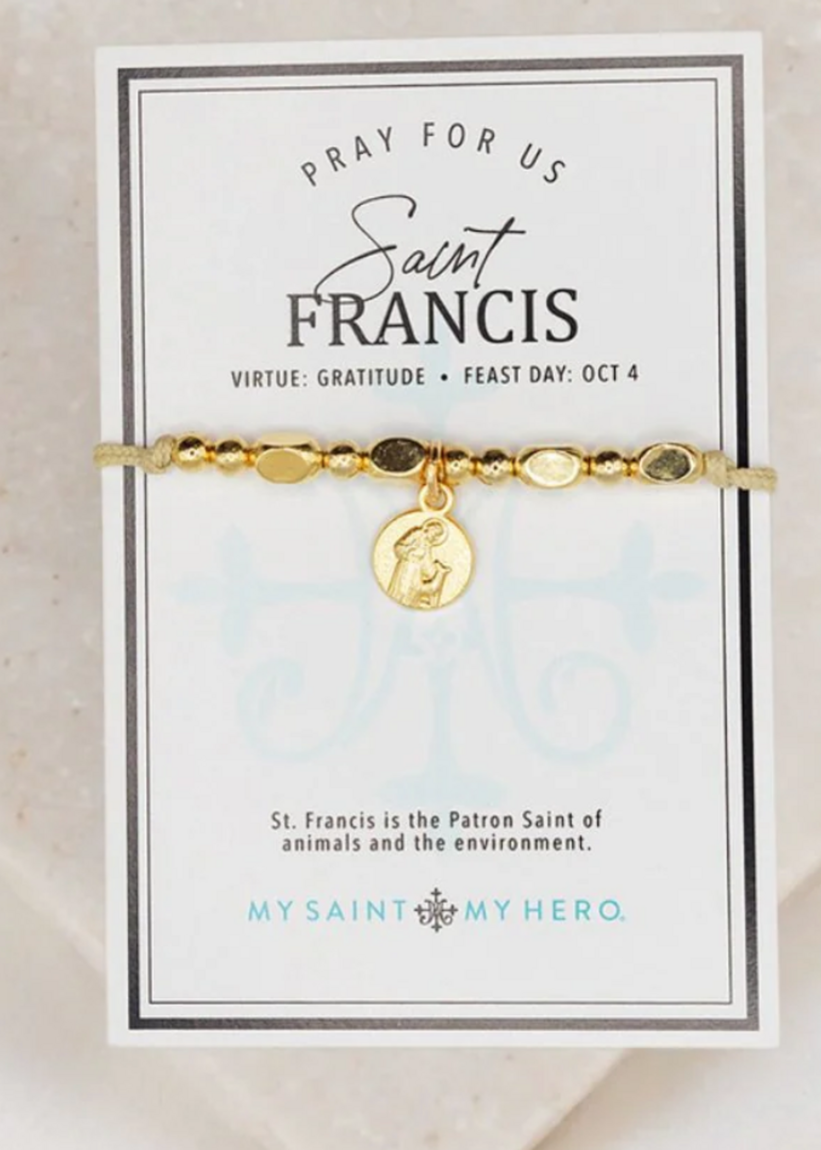 My Saint My Hero The Little Saints- Saint Francis Gold