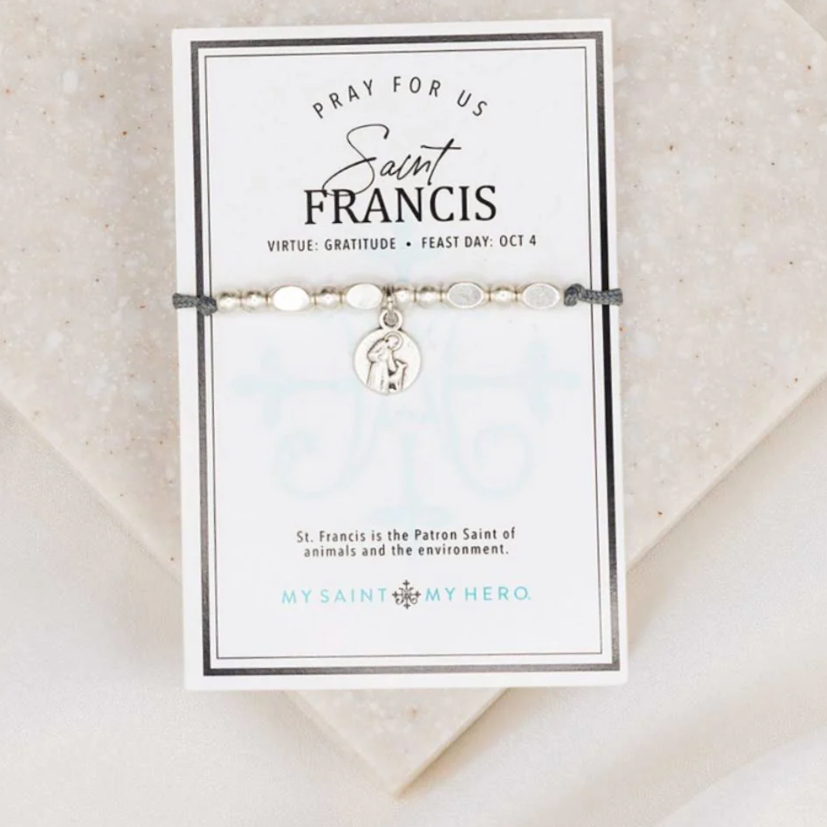 My Saint My Hero The Little Saints- Saint Francis Silver