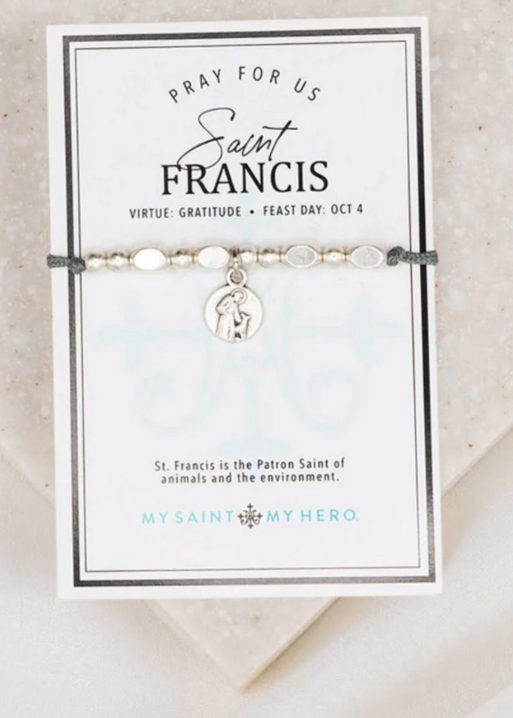 My Saint My Hero The Little Saints- Saint Francis Silver