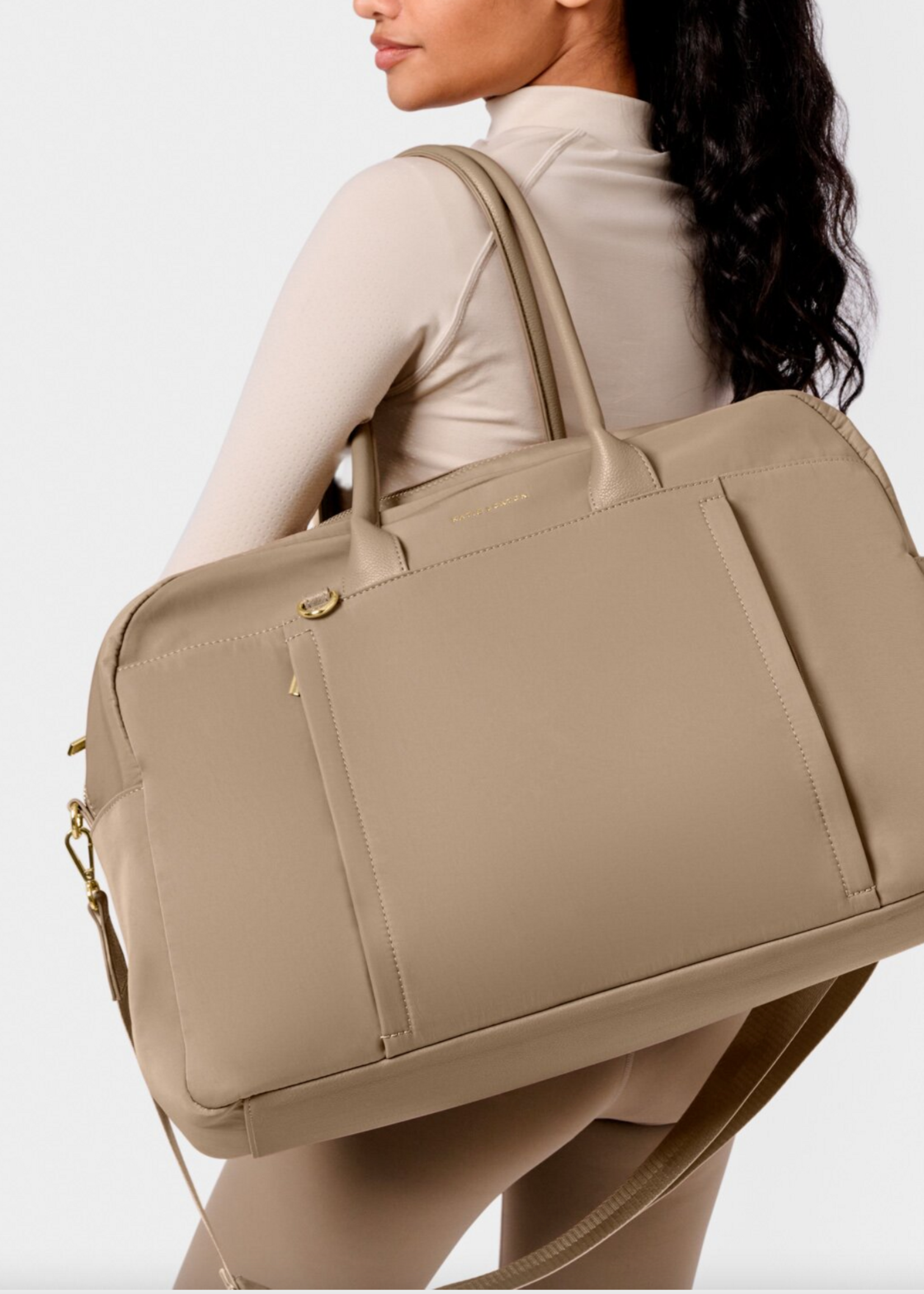 Katie Loxton Nylon- Luxe Weekend Bag- Taupe