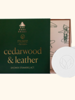Cedarwood & Leather Shower Steamers