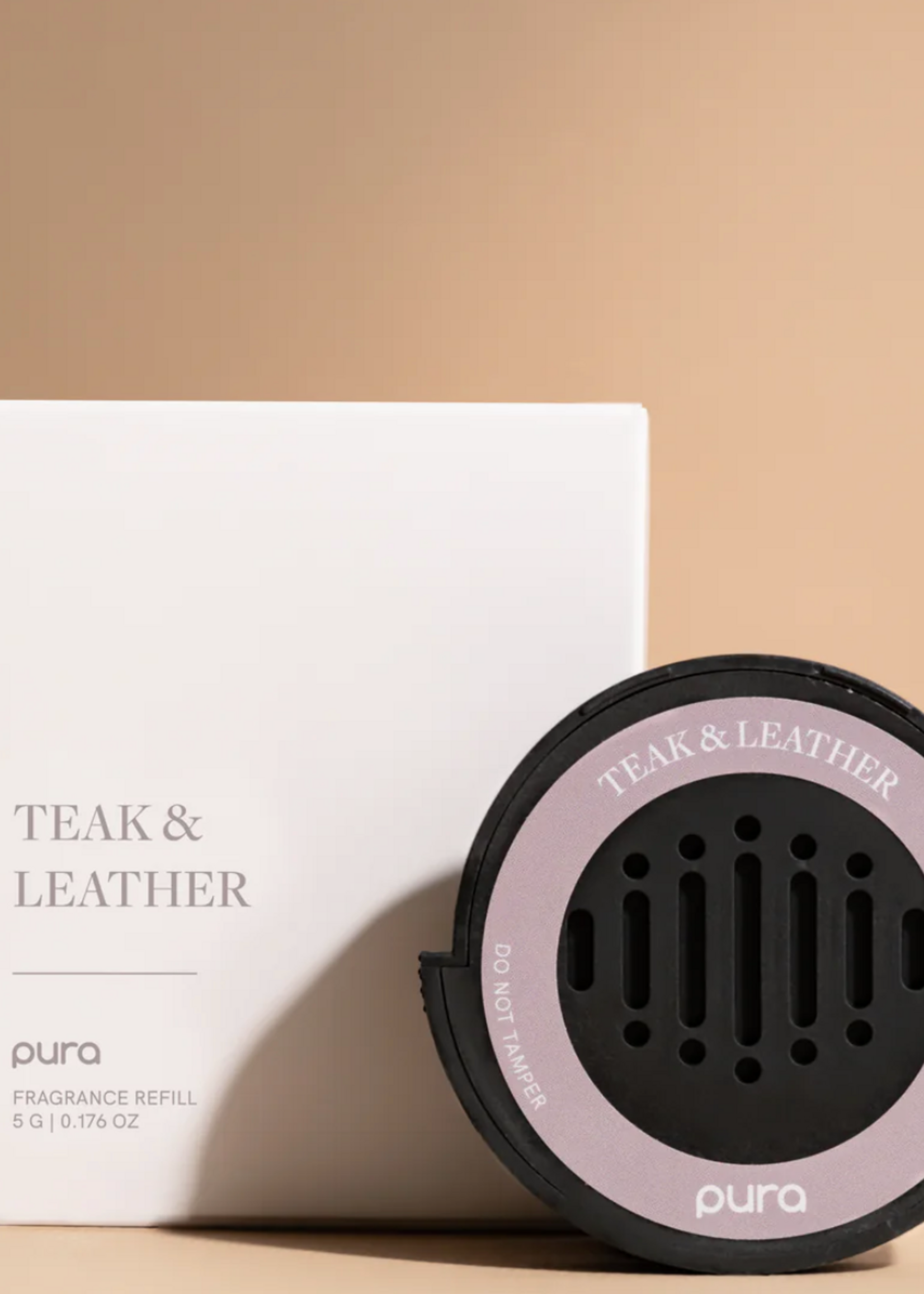 Pura Scents Teak & Leather Car Pura
