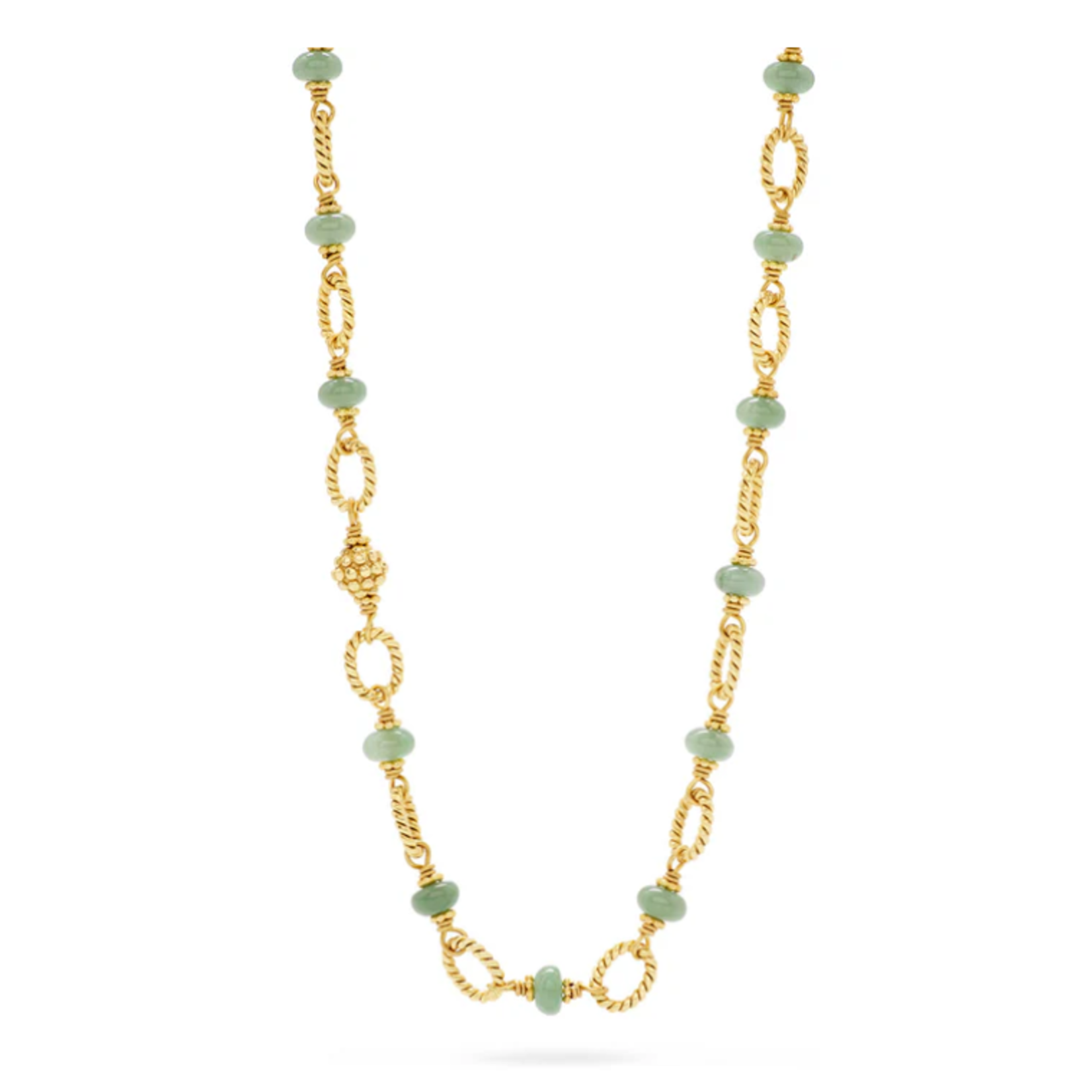 Capucine De Wulf Berry & Bead Chain, 24"- Meadow Jade