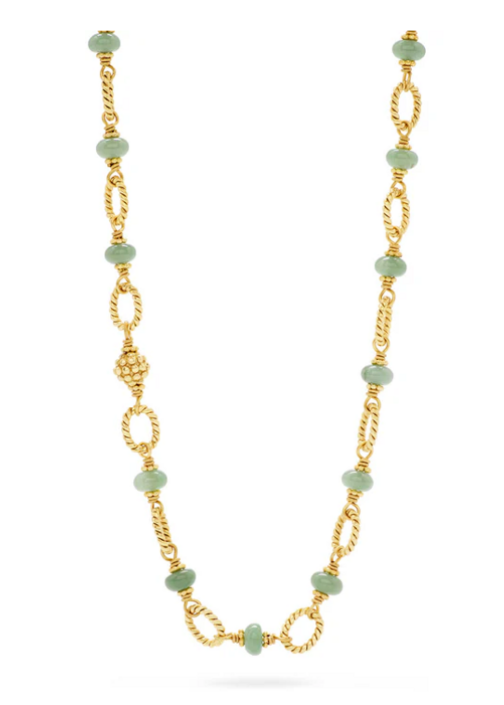 Capucine De Wulf Berry & Bead Chain, 24"- Meadow Jade