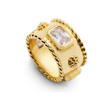 Capucine De Wulf Berry Band, Size 8- Clear Cubic Zirconia
