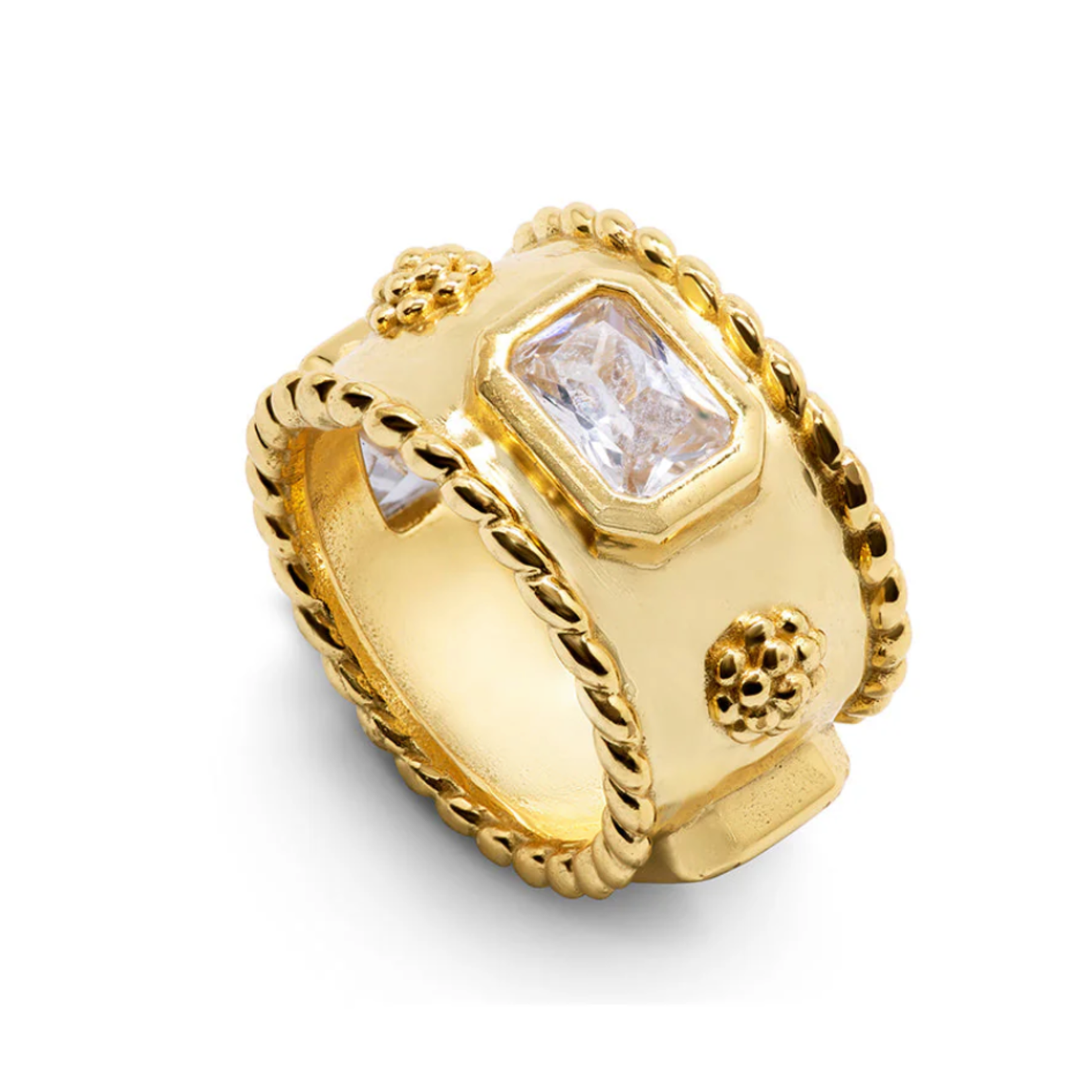 Capucine De Wulf Berry Band, Size 9- Clear Cubic Zirconia