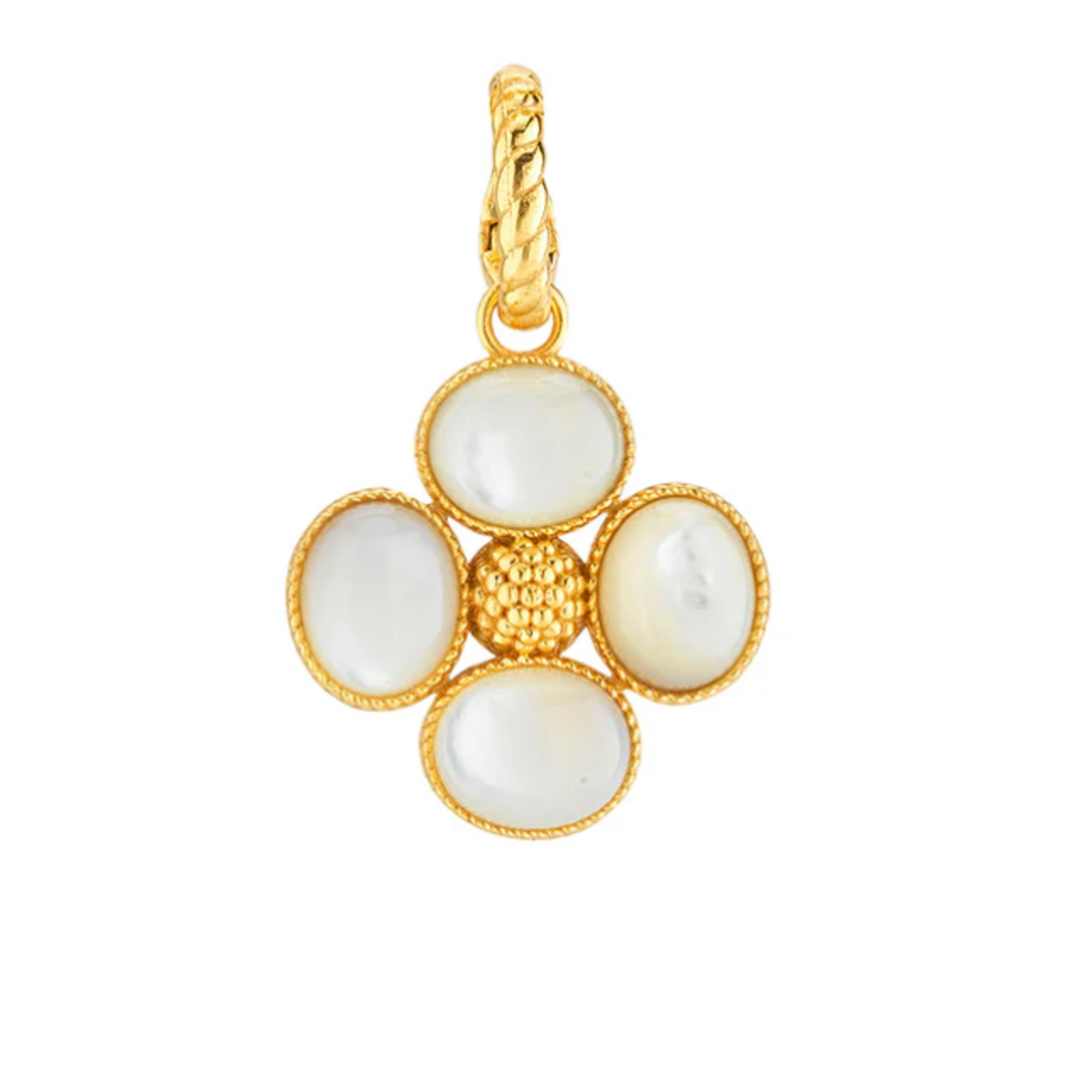 Capucine De Wulf Berry Clover Double Sided Pendant- MOP