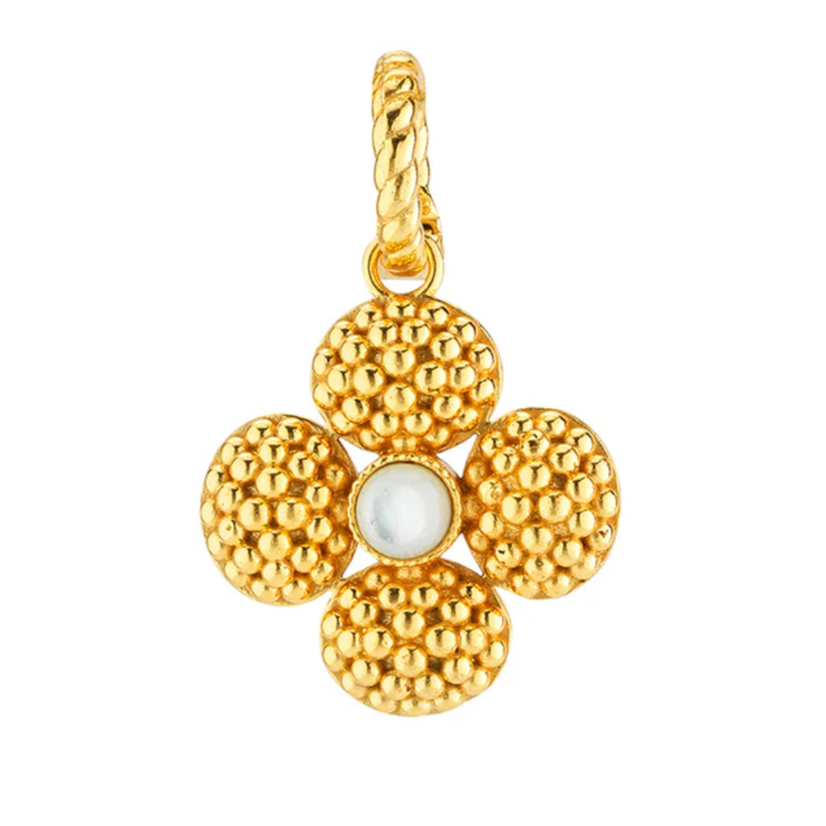Capucine De Wulf Berry Clover Double Sided Pendant- MOP