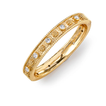 Capucine De Wulf Berry Gem Classic Hinged Bangle- Clear Cubic Zirc