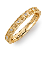 Capucine De Wulf Berry Gem Classic Hinged Bangle- Clear Cubic Zirc