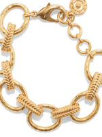 Capucine De Wulf Cleopatra Regal Link Bracelet, 7+1.5"- Gold