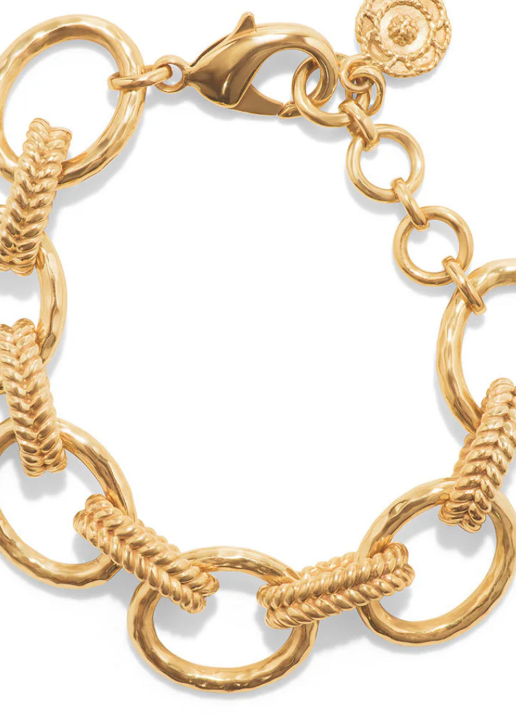Capucine De Wulf Cleopatra Regal Link Bracelet, 7+1.5"- Gold