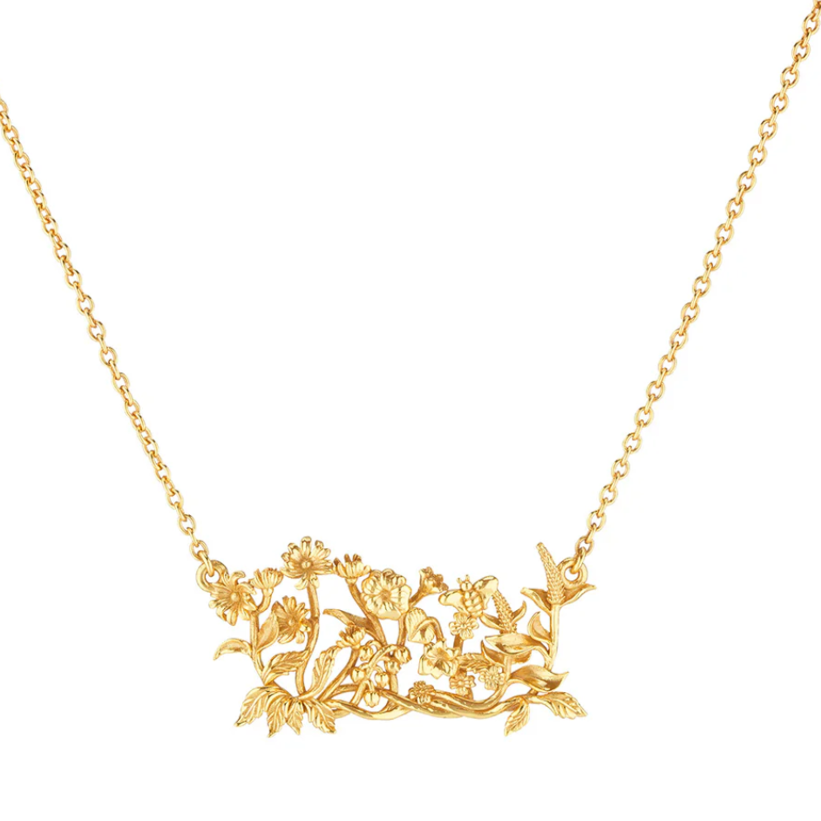 Capucine De Wulf Meadow Cluster Necklacce, 16"+ 2- Gold