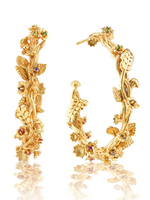 Capucine De Wulf Meadow Grande Hoop Earrings- Gold