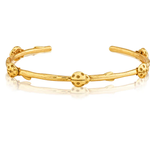 Capucine De Wulf Meadow Ladybug Petite Cuff- Gold