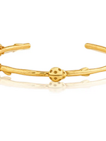 Capucine De Wulf Meadow Ladybug Petite Cuff- Gold