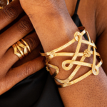 Capucine De Wulf Monique Compass Cuff- Gold