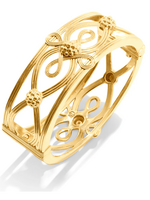 Capucine De Wulf Monique Hinged Bangle- Gold