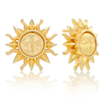 Capucine De Wulf Soleil Stud Earrings- Gold