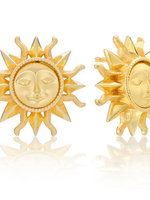 Capucine De Wulf Soleil Stud Earrings- Gold