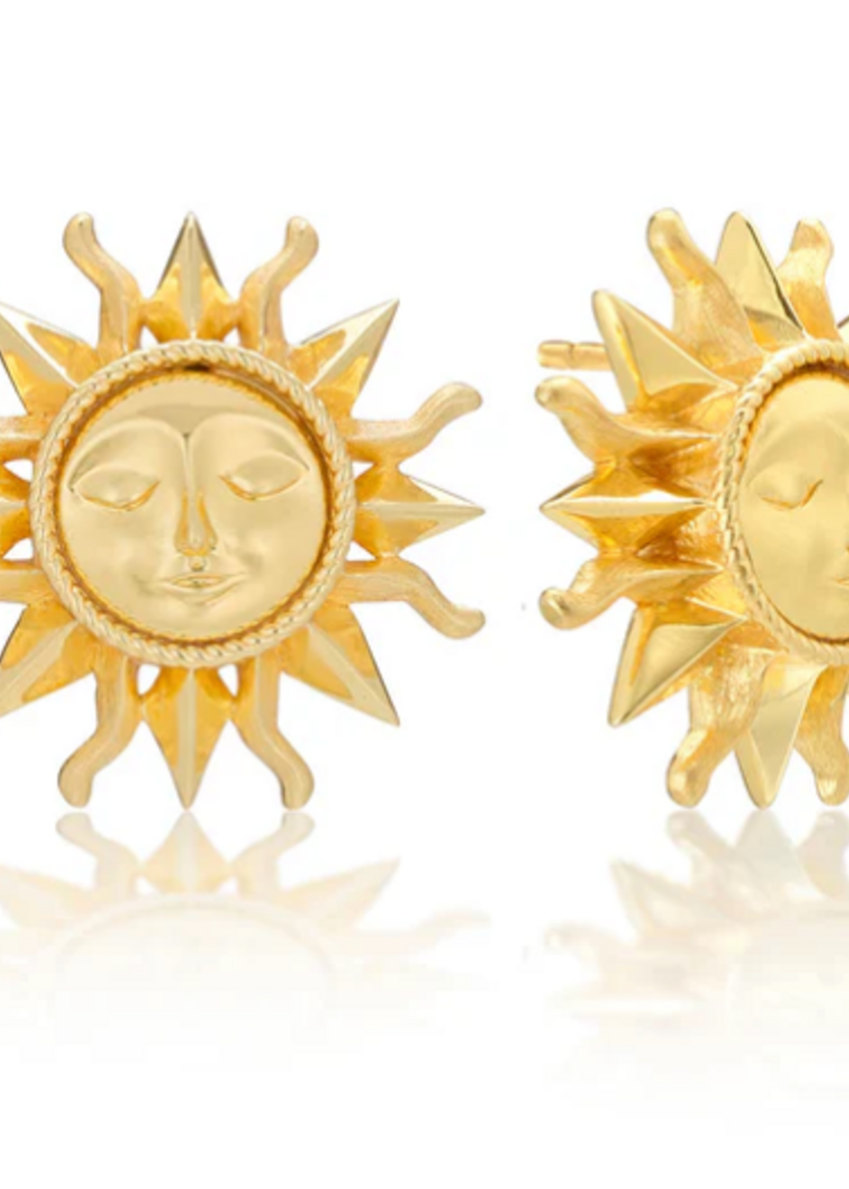 Capucine De Wulf Soleil Stud Earrings- Gold