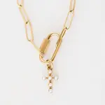 Leslie Curtis Jewelry Trinity- Paperclip 16" + 2"