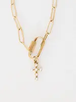 Leslie Curtis Jewelry Trinity- Paperclip 16" + 2"